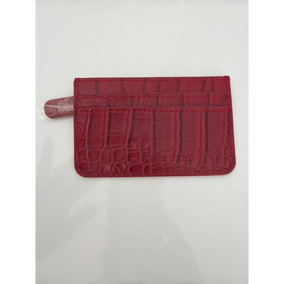 FABITFUN X B-LOW THE BELT CROC CARD CASE NEW - Picture 3 of 5